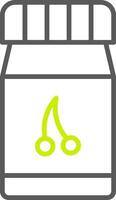 Jam Line Two Color Icon vector