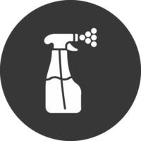 Sprayer Glyph Inverted Icon vector