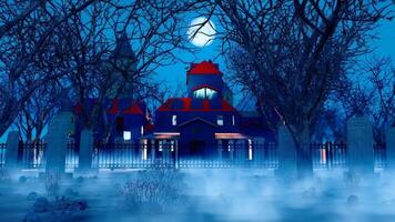 Thriller und schrecklich Halloween Schloss video