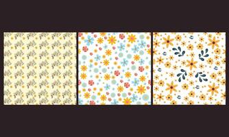 flower pattern design vector