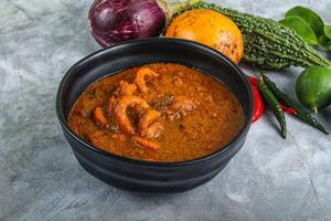 Indian cuisine - Masala with calamari photo