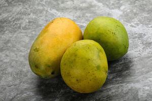 Fresh sweet and juicy mango heap photo