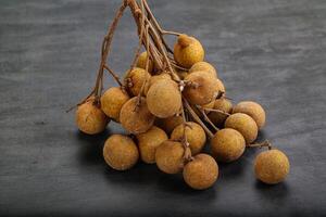 maduro dulce tropical longan Fruta foto