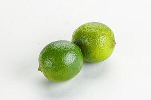 Natural irganic sour ripe lime photo