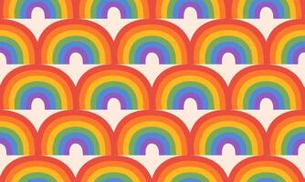Seamless pattern with Symbol of LGBTQ pride community. LGBT rainbow. LGBT pride month. illustration vector