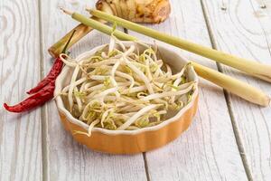 Asian cuisine Mash bean sprout photo