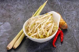 Asian cuisine Mash bean sprout photo