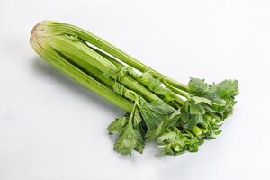 Vegan cuisine - celery stems with leaf photo