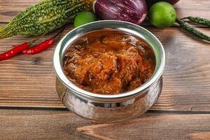 Indian cuisine - chicken masala sauce photo