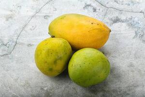 Fresh sweet and juicy mango heap photo