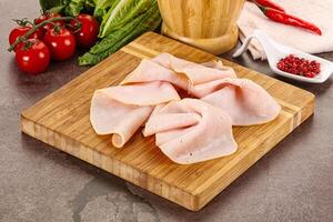 Turkey ham Campana few slices photo