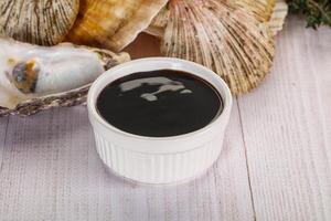 Oyster sauce in the bowl photo