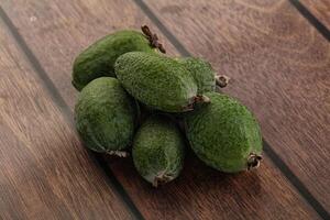 Ripe sweet huicy exotic feijoa photo