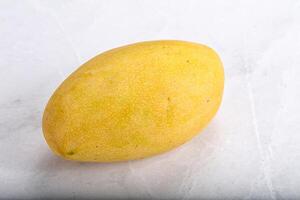 Sweet ripe juicy tropical mango fruit photo