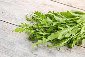 Fresh tasty natural organic rucola photo