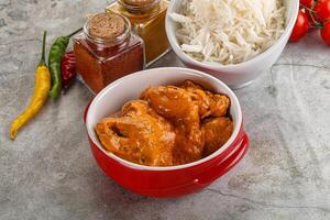 Indian cuisine - chicken butter masala photo