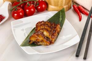 Grilled eel with unagi sauce photo