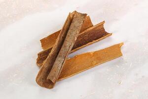 Natural wild organic cinnamon aroma photo