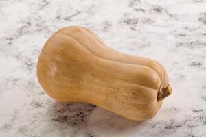 Raw ripe organic Butternut Pumpkin photo