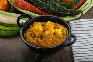 Indian cuisine - Butter Paneer with gravy photo