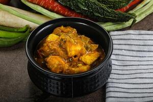 Indian cuisine - Butter Paneer with gravy photo