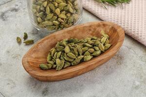 seco cardamomo - aroma Condimento sabor foto