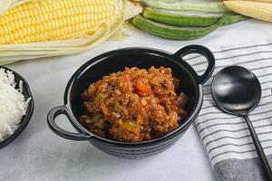 Mexican cuisine - Chili Con carne photo