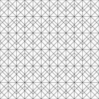 Black and White Linear Criss Cross Seamless Pattern vector