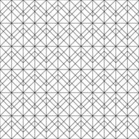 Black and White Linear Criss Cross Seamless Pattern vector