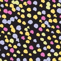 Multicolored Organic Shapes Pattern On Dark Background vector