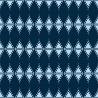 Traditional Ethnic ikat motif fabric pattern geometric style.African Ikat embroidery Ethnic oriental pattern blue background wallpaper. Abstract,illustration.Texture,frame,decoration. vector