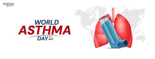 World Asthma Day Social Media Post vector