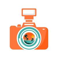 photography design camera icon vector