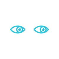 The Look, Open Eyes vision icon. Look in the future. Isolated on white background. From blue icon set. vector