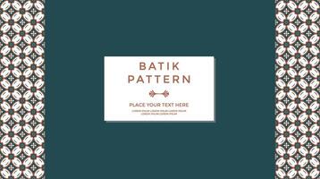 sin costura tradicional batik patrones vector