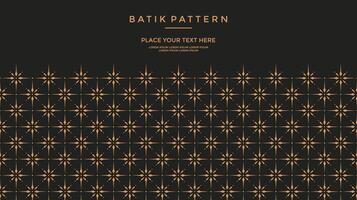 Luxury Batik Pattern Template vector