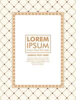 beautiful seamless textured abstract frame background vector