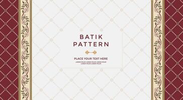 Gold and red seamless pattern. Batik, Ornament, Traditional, Ethnic, Arabic, Turkish, Indian motifs. Great for fabric and textile, wallpaper, packaging or any desired idea vector