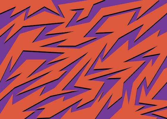 Simple abstract background with various zigzag pattern