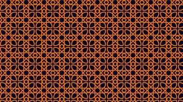 islámico patrón, floral modelo línea vector