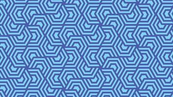 Seamless geometric hexagon pattern vector
