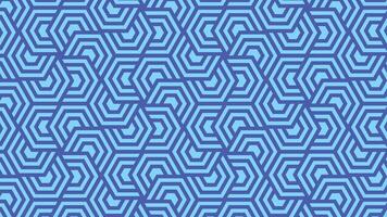 Seamless geometric hexagon pattern vector