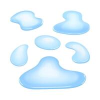 water puddle design isolated on white background. illustration EPS 10. vector