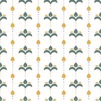Abstract geometric seamless pattern. Vertical stripes. Bright background. Wrapping paper. Print for interior design and fabric. Backdrop with simple geometric elements. vector