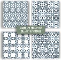 Blue abstract seamless pattern. elegant background design for fabric, textile, wallpaper, wrapping. Fashion universal pattern with floral elements. vector