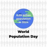 World population day vector