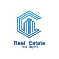 real inmuebles logo. esta logo es ideal para real inmuebles compañía, propiedad desarrollo empresa y similar. vector