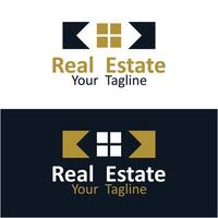 Real estate logo. This logo is ideal for real estate company, property development company and similar. vector