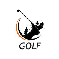 Ilustración de diseño de logotipo de golf vector