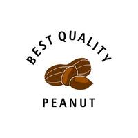 peanut logo design illustration vector